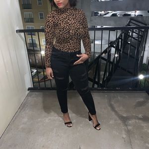 Cheetah Print See through top